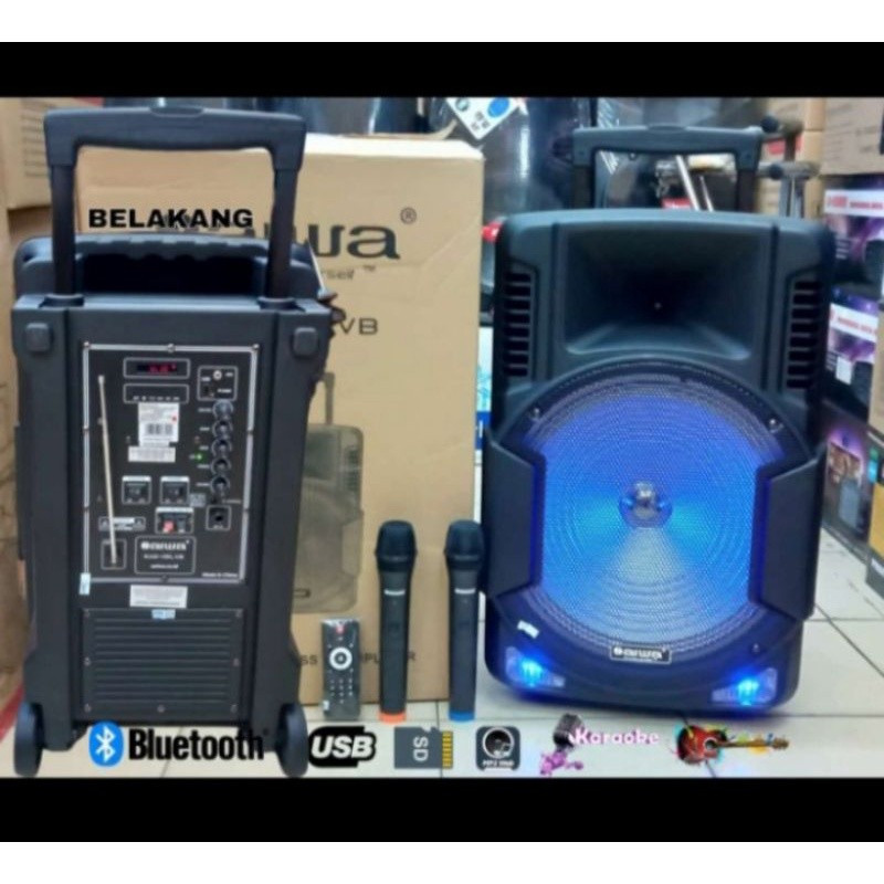 Speaker Portable Bluetooth AIWA WAS 112LVBN USB BLUETOOTH