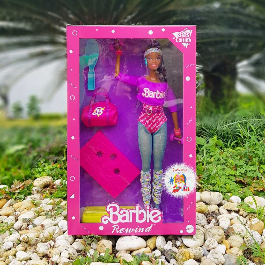 Barbie Rewind 80s Edition Workin Out Themed Doll - Brunette