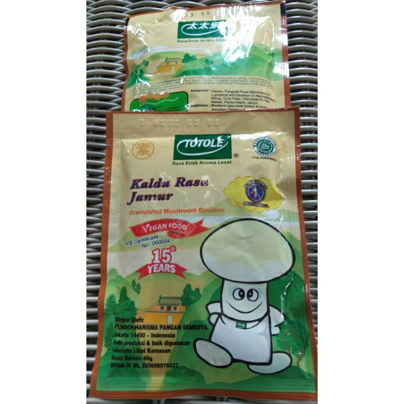 

TOTOLE Kaldu Rasa Jamur 40gram