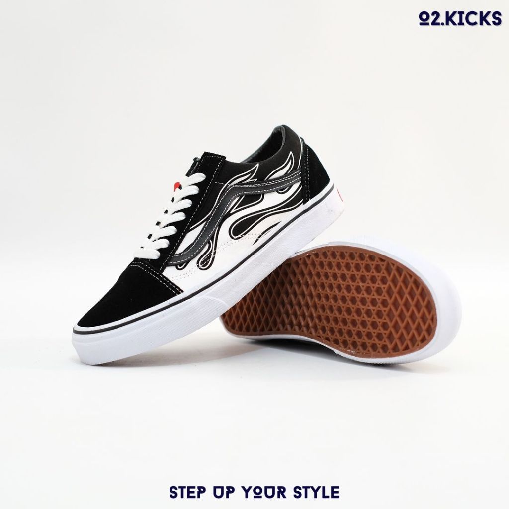 Vans Old Skool Flame White Original