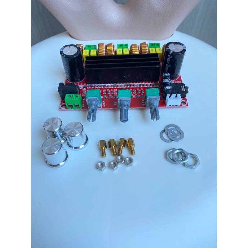 kit class D hw 302B power amplifier 2x50watt 1x100watt stereo subwoofer