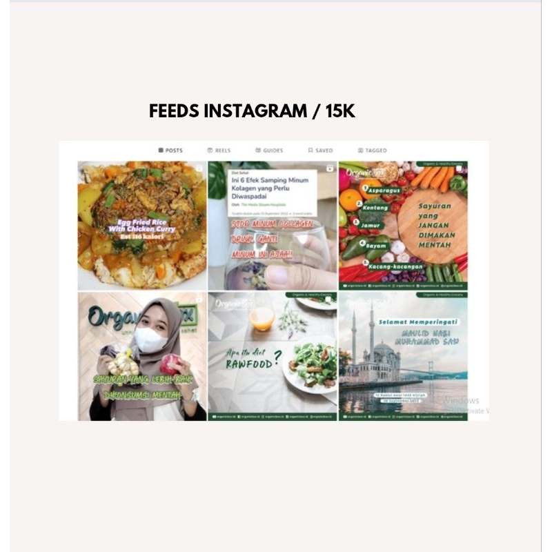 Design Feeds instagram