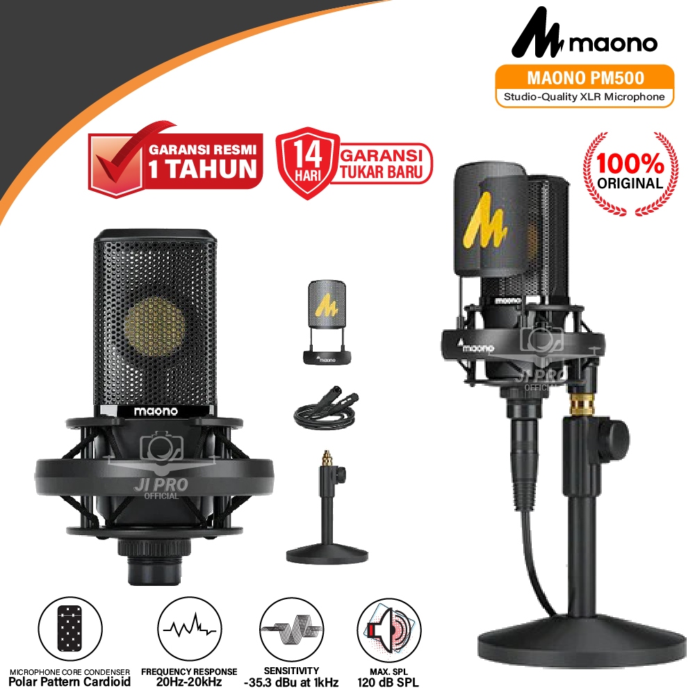 MAONO PM500T - Studio-Quality XLR Microphone PM500 T Mic Original