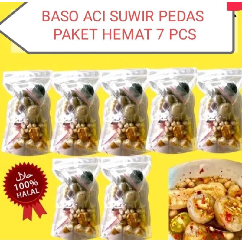 

PAKET BASO ACI AYAM SUWIR PEDAS 7 BUNGKUS PALING MURAH