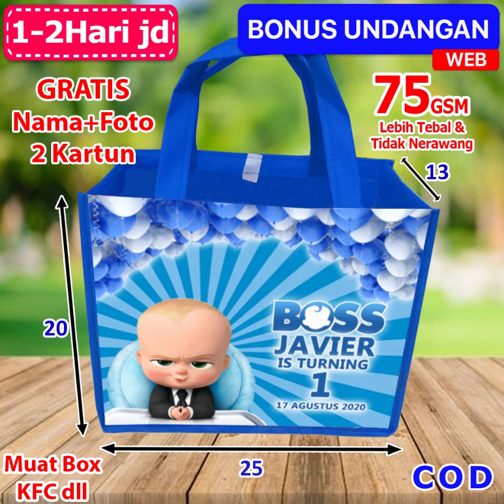 

Tas Pesta Ulang Tahun Anak Baby BOS