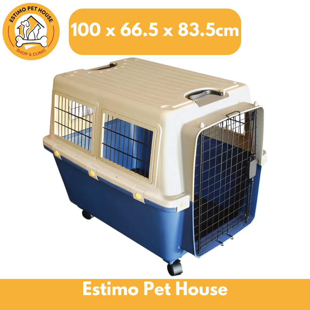 Kennel Box Pet Crate Cargo Travelling Anjing Besar XL KN 705