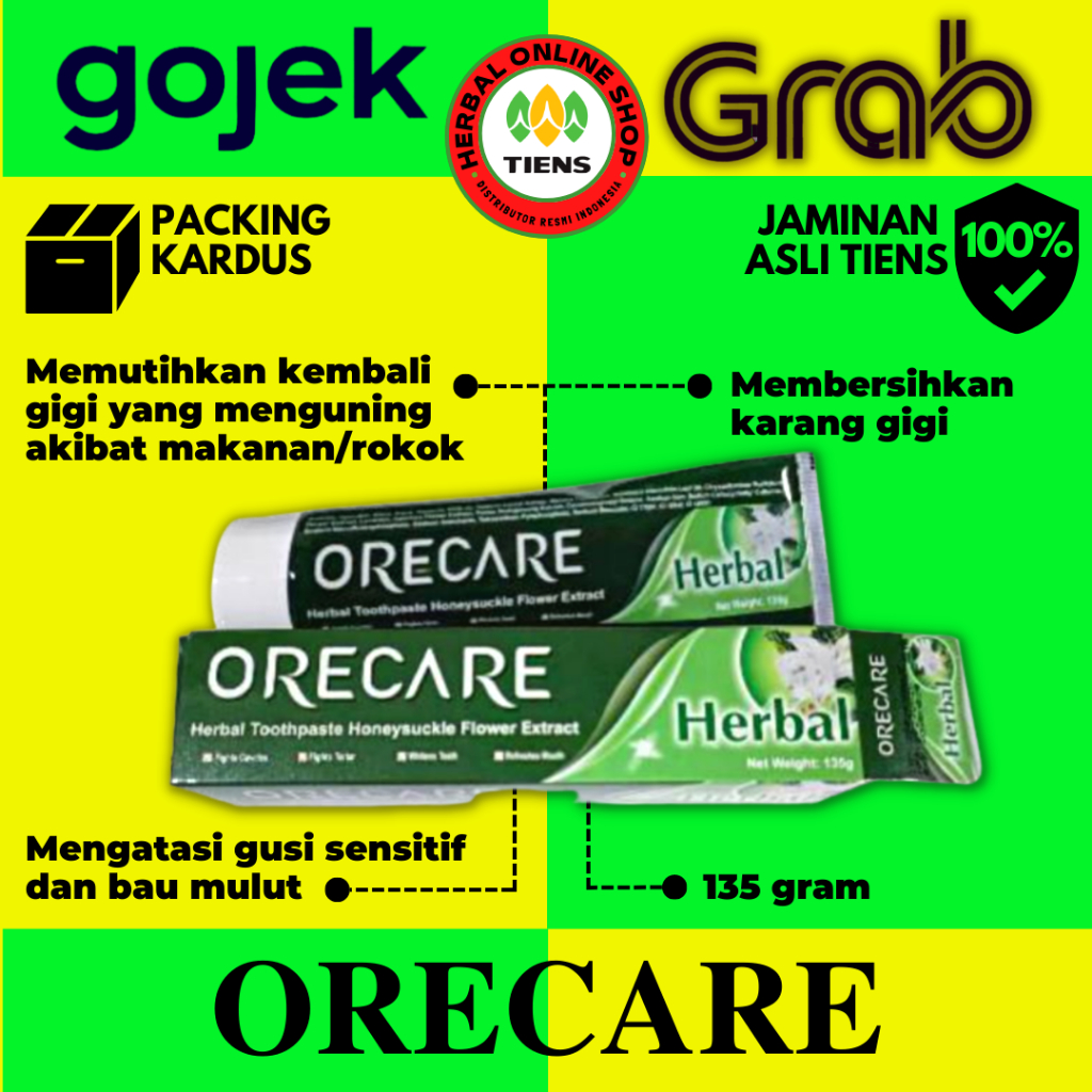 ODOL TIENS PEMUTIH GIGI & PEMBERSIH KARANG GIGI | TIENS TOOTH PASTE TERLARIS | GIGI PUTIH