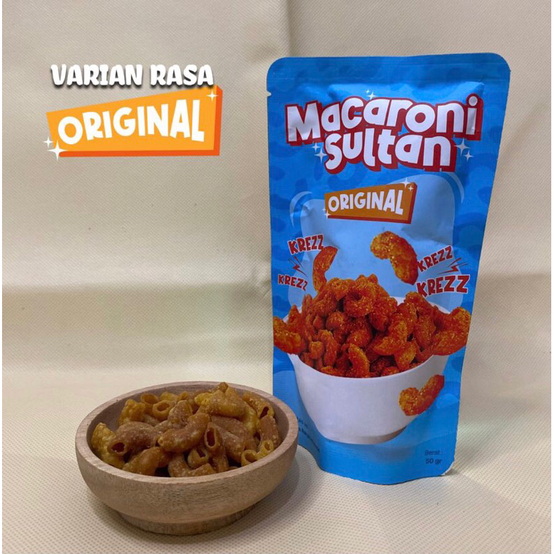 

Kletikan Huhhah - Cemilan Viral Macaroni Sultan Ori (50g)