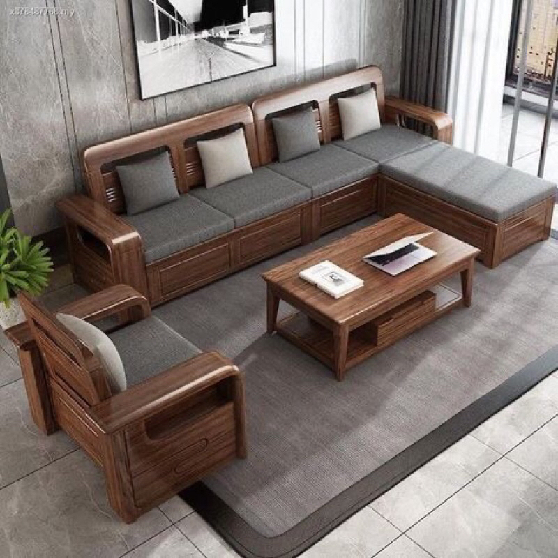 Sofa Tamu Jati Kursi Tamu Jati Modern Sofa Tamu Kayu Jati