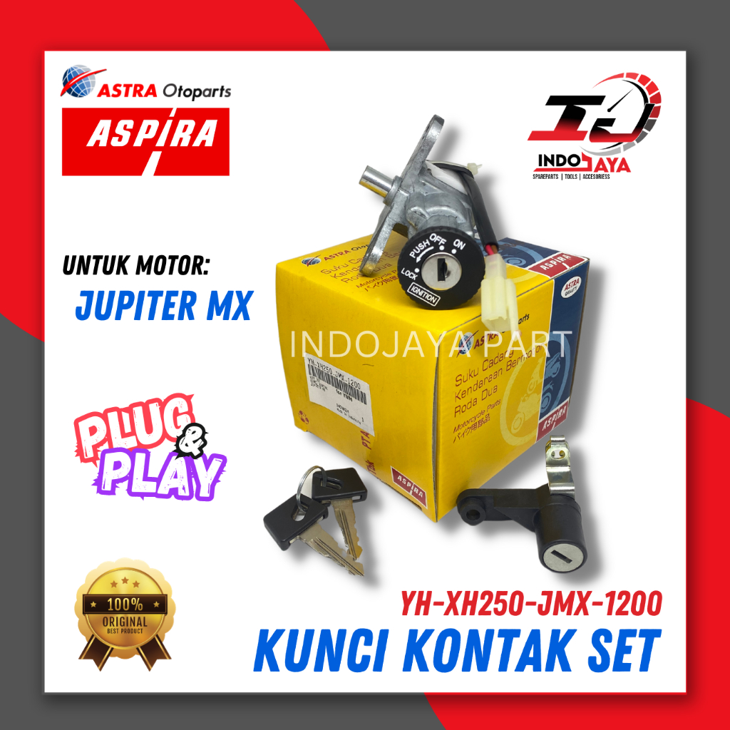 [BAYAR DI TEMPAT] KUNCI KONTAK ASSY ASPIRA JUPITER MX / KUNCI KONTAK SET + JOK / PAKET SET KUNCI KON