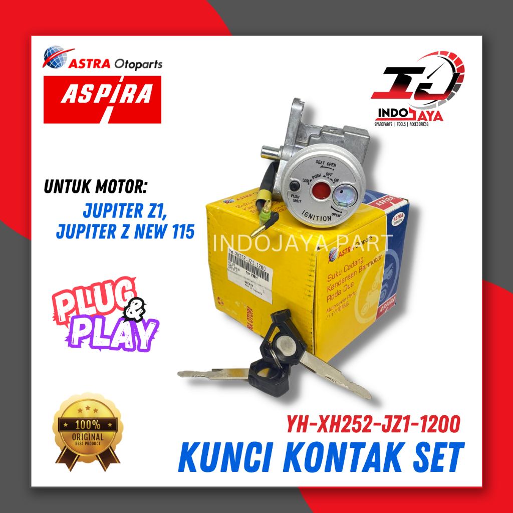 [BAYAR DI TEMPAT] KUNCI KONTAK ASSY ASPIRA JUPITER Z1 / JUPITER Z NEW 115 / KUNCI KONTAK SET + JOK /