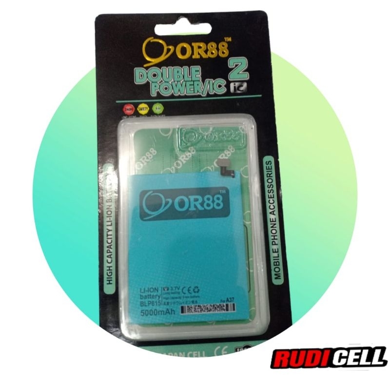 Baterai Oppo Blp615 A37 OR88 Double power