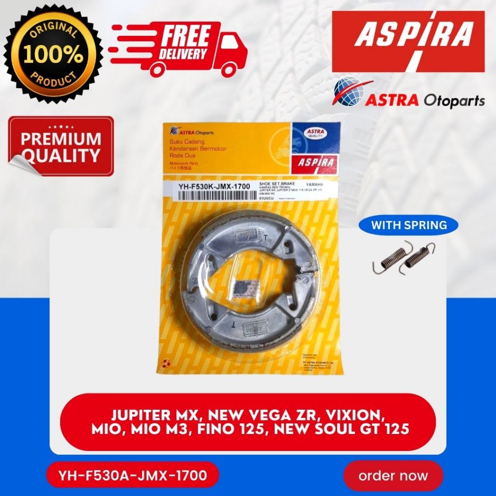 [READY COD] KAMPAS REM TROMOL ASPIRA BELAKANG (+PER) KAMPAS TROMOL JMX JUPITER MX / NEW VEGA ZR / VI