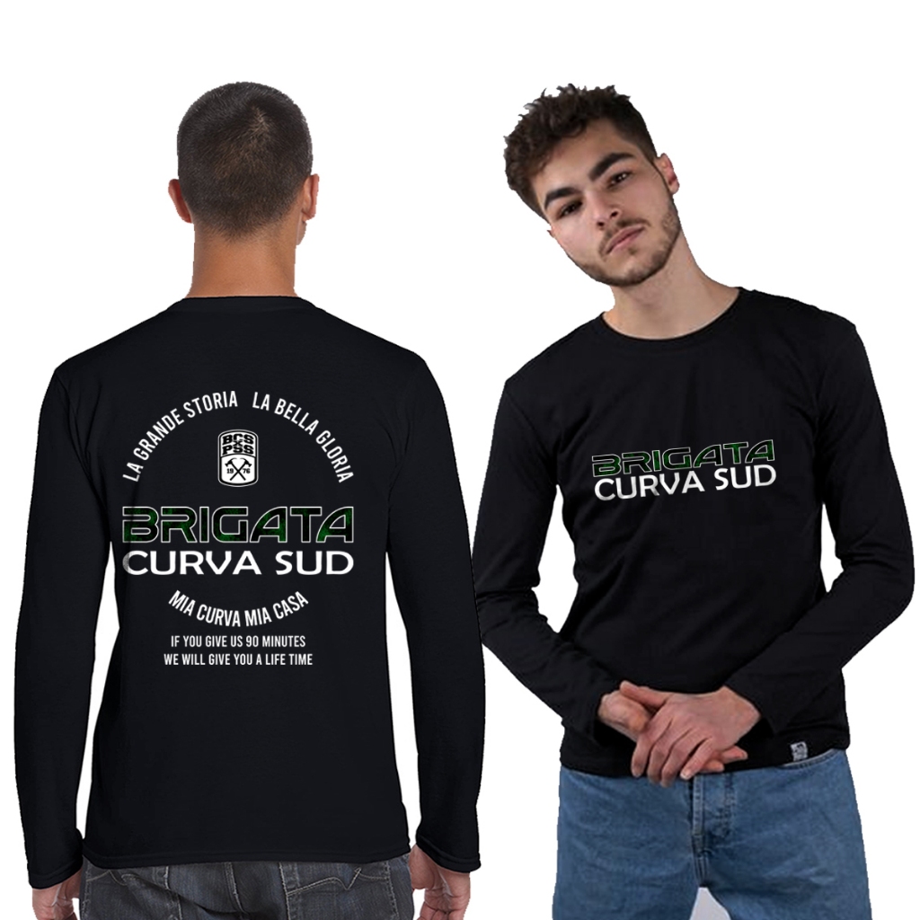 Kaos Distro Lengan Panjang BCS PSS Sleman Fans