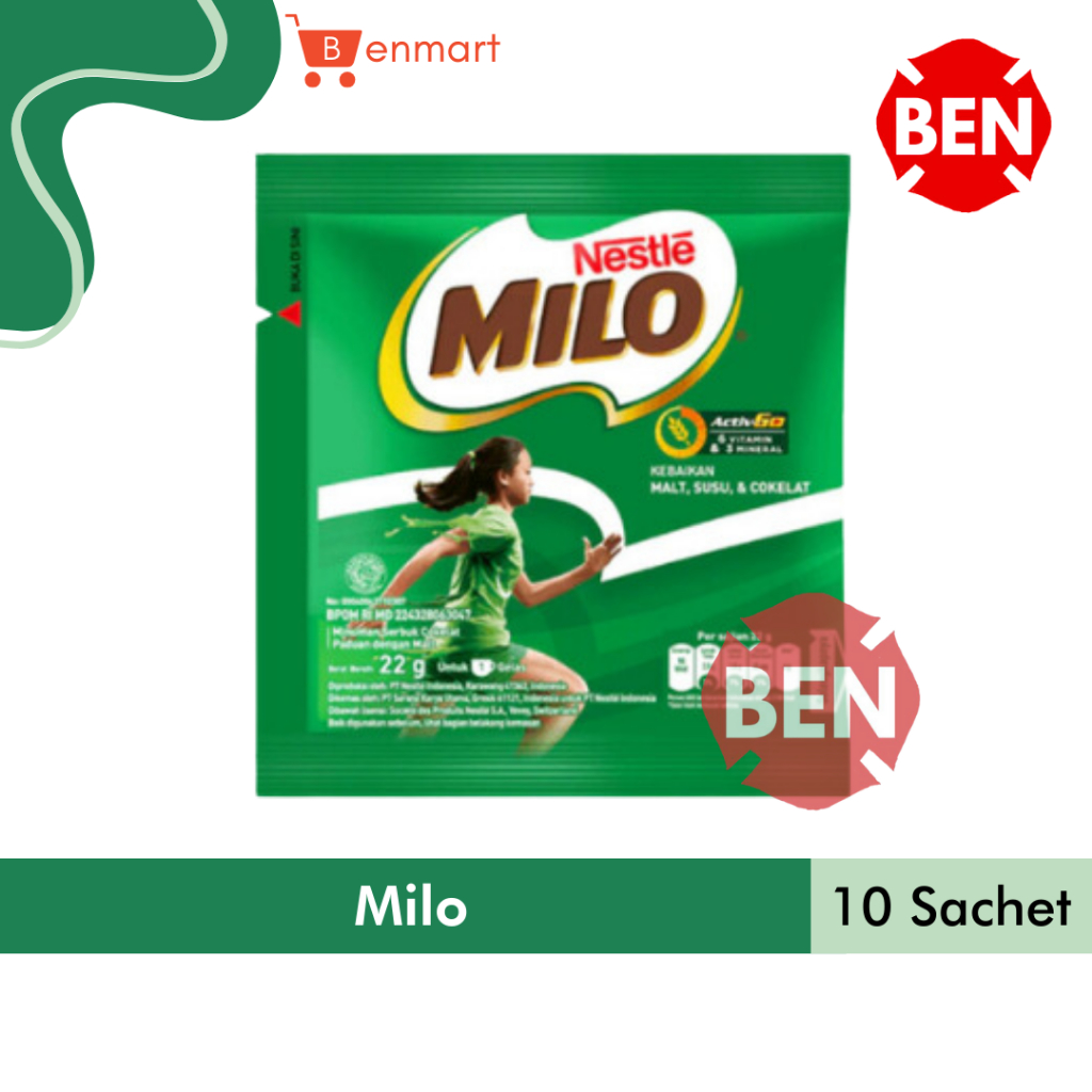 

SUSU MILO BUBUK 1 RENCENG 10 SACHET 20g 20gr 20 g - Cokelat Coklat Energi activ go Grosir Saset Pcs