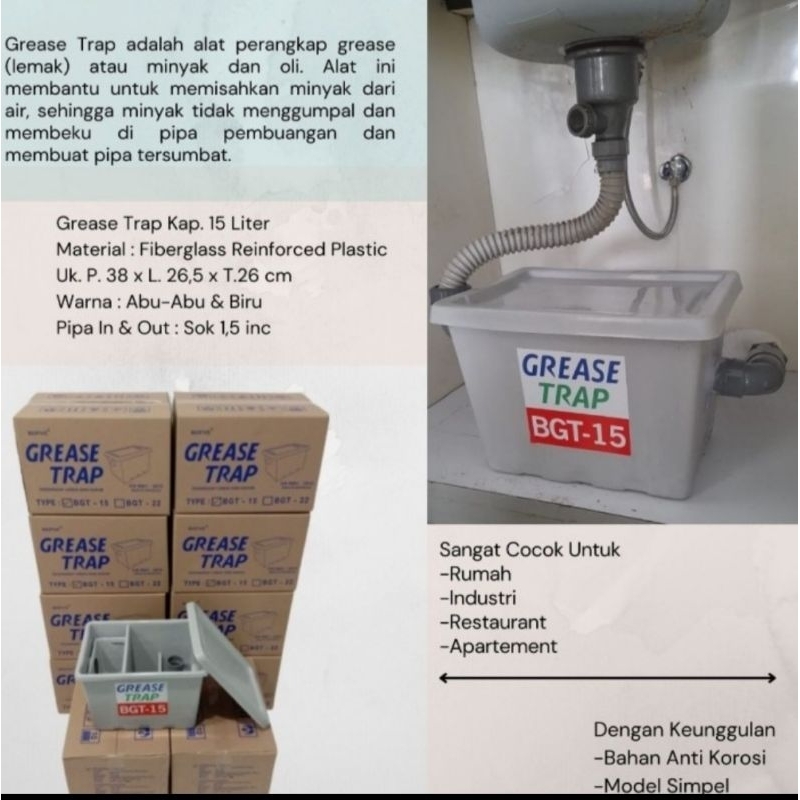 Grease trap BGT 15