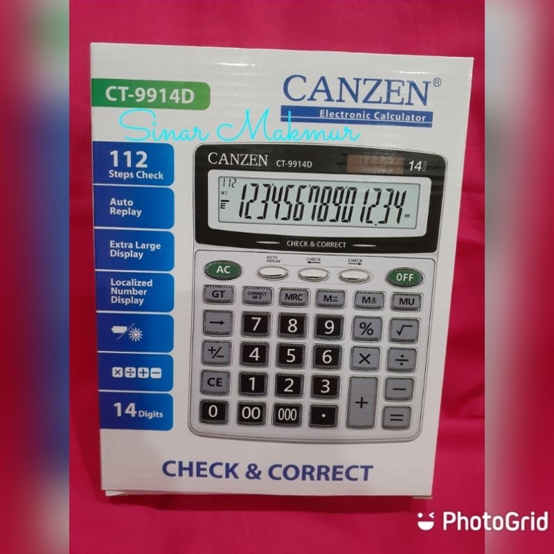 

KALKULATOR CANZEL CT 9914D 14 DIGIT