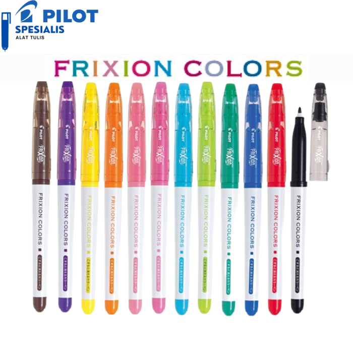 

Pilot Frixion Colors Erasable Marker Spidol Dapat Dihapus Warna Standart