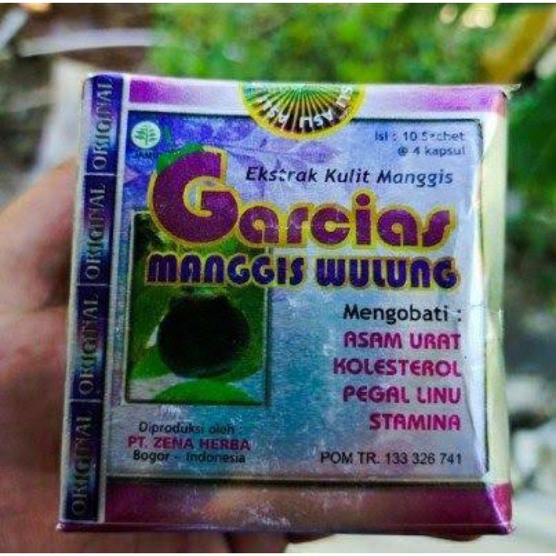 kapsul garcias manggis wulung asli original