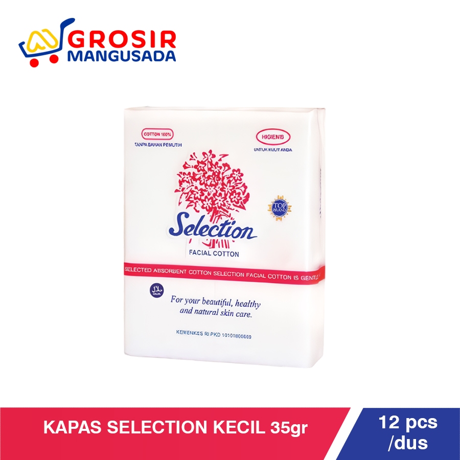 Grosir Kapas Selection Kecil 35gr Paket Hemat 3pcs