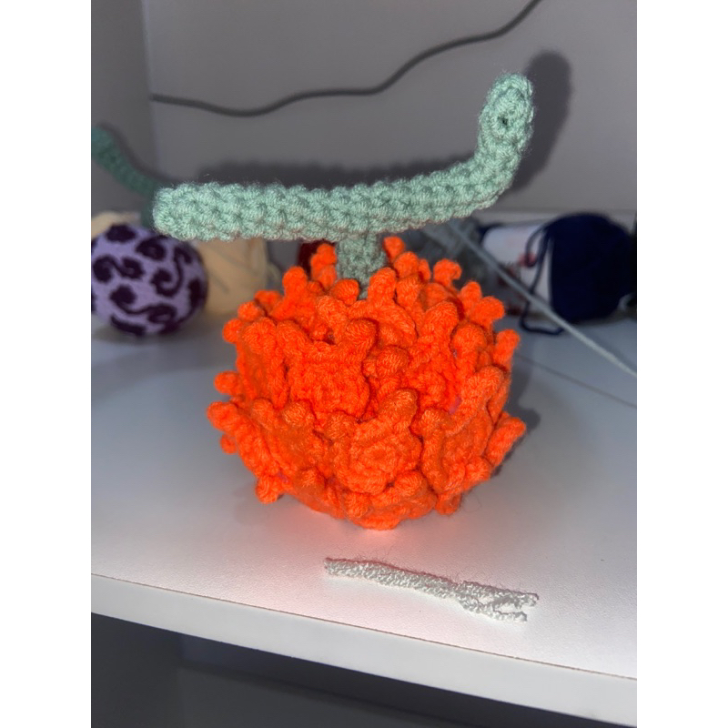 amigurumi devil fruit - buah one piece Luffy Ace