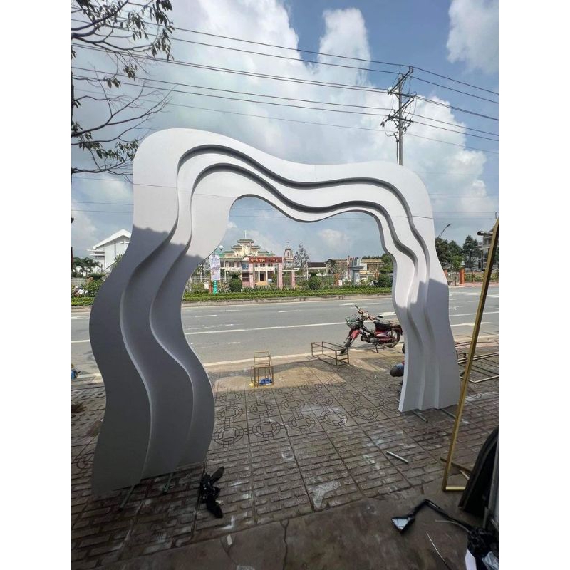 pintu masuk dekorasi terbaru, pergola dekorasi, loronh dekorasi