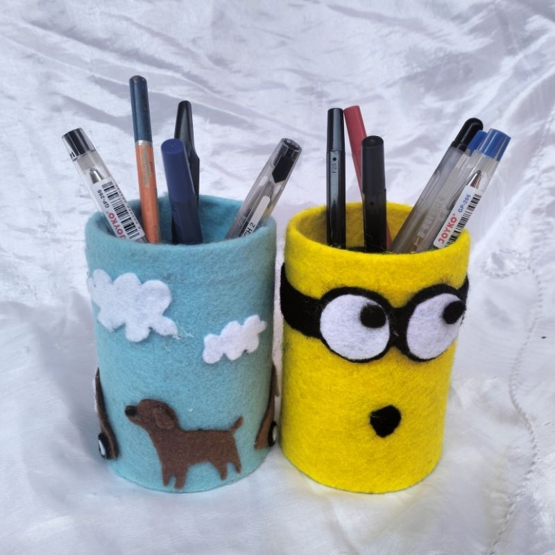 

DIY Tempat Pensil Kain Flanel