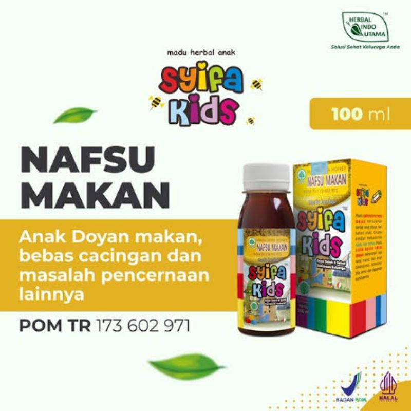 

vitamin anak Syifa Kids nafsu makan 100ml