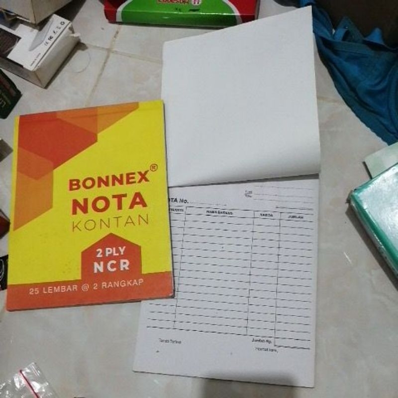 

Nota kontan 2 ply 25 sheets nota besar 2ply