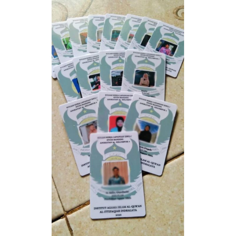ID CARD ANTI LUNTUR/PVC/TEBAL