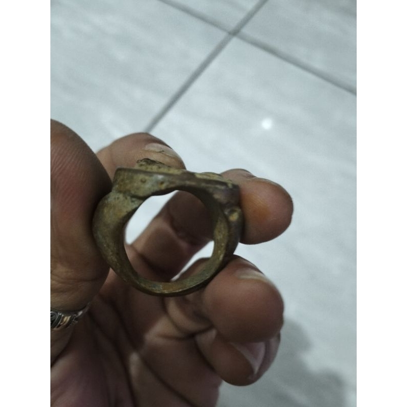 barang temuan cincin kuno borong aja 3 cincin bahan perunggu kuno