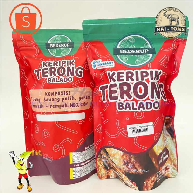 

Bederup Keripik Terong cemilan sayur ungu 100 gram