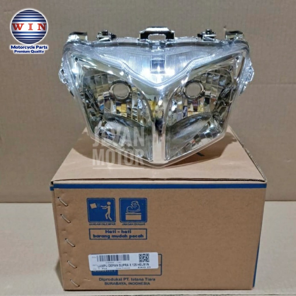 WIN Lampu Depan Honda Supra X 125 Helm In / Reflektor Supra X 125 Helm In