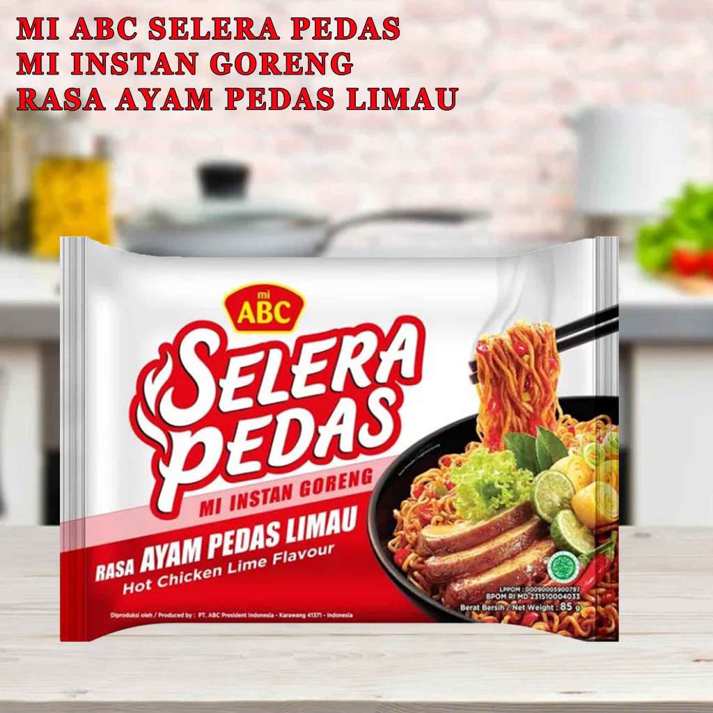 

Mie Abc Selera Pedas / Mi Instan Goreng / Mi Rasa Ayam Pedas Limau