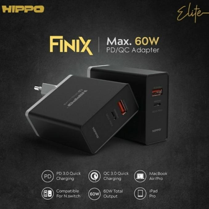 HIPPO ADAPTER FINIX 60W PD 3.0 QUICK CHARGER