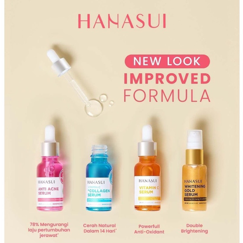 Serum Wajah Hanasui Mencerahkan Wajah / Serum Perawatan Wajah by HANASUI / Hanasui Serum