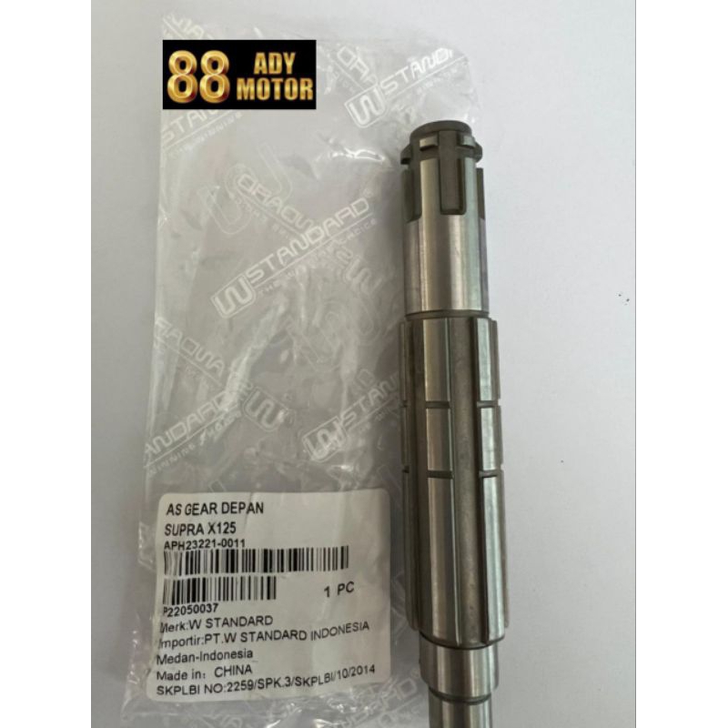 As Gear Depan Supra X 125, Karisma W Standard Original