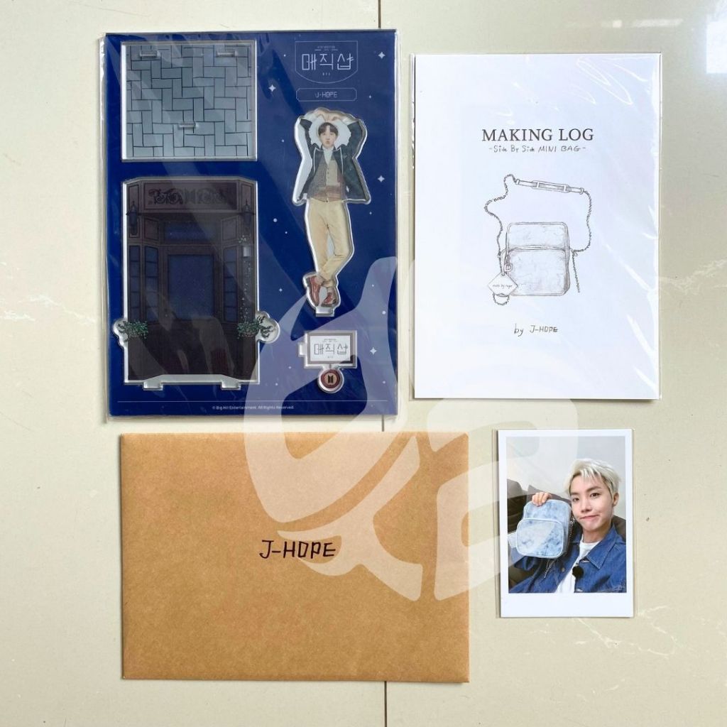 [Ready Preloved] J-Hope Unsealed Making Log + Polaroid Merch Made by BTS / 5th Muster Acrylic Stande