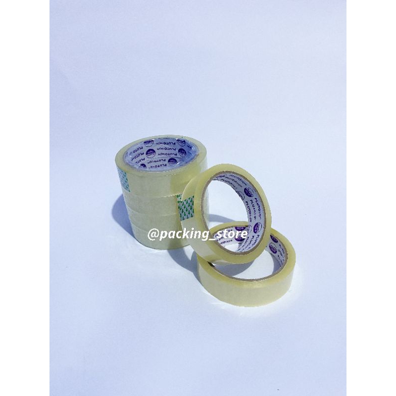 

PLUTO lakban bening 1inch / isolasi bening 24mm×72yard 1 slop isi 6