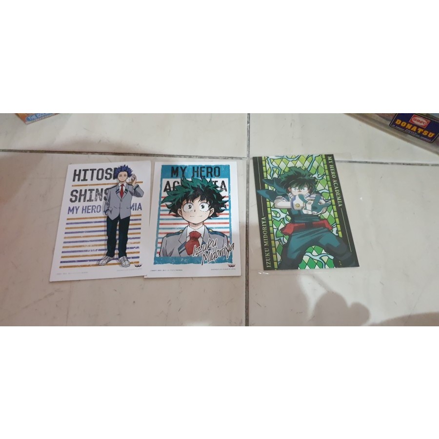 POSTCARD MY HERO ACADEMIA D ORI MURAH