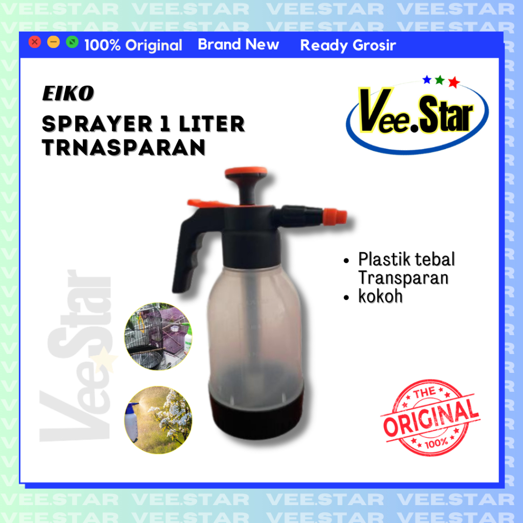 Presure Sprayer 1 Liter DRAGON EIKO / Hand Sprayer 1 Liter / Semprotan  Tanaman Burung 1 Liter