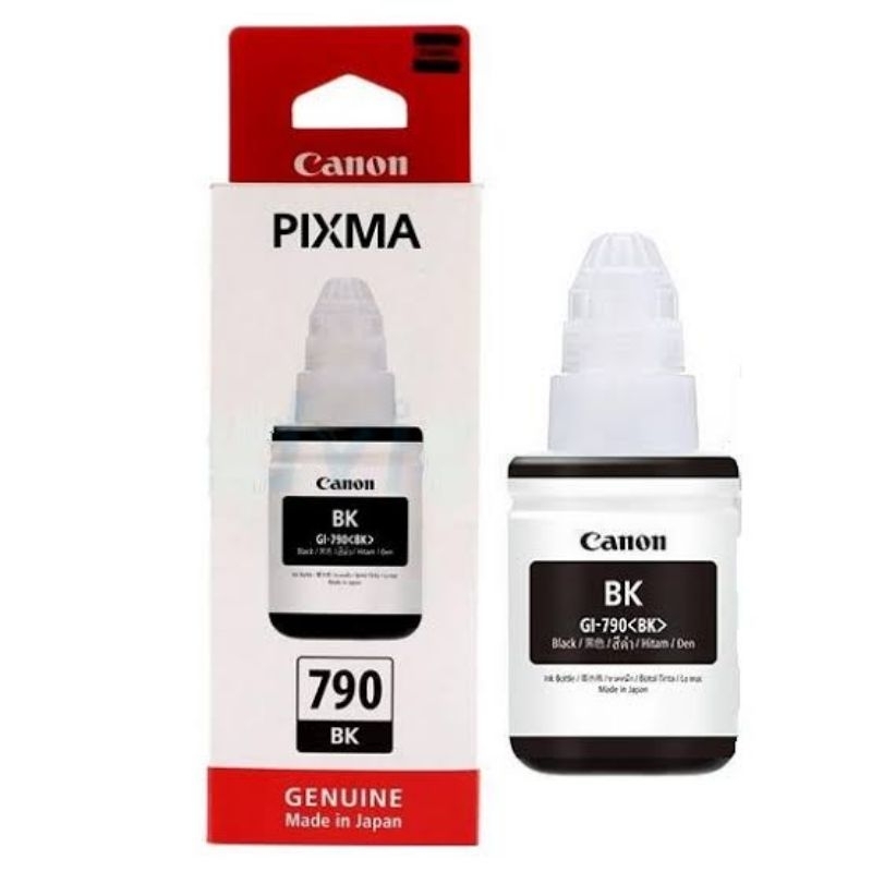 Tinta Canon PIXMA GI-790 untuk utk printer Canon G1000 G1010, G2000, G2002, G2010, G2012, G3000, G3010, G4000, G4010