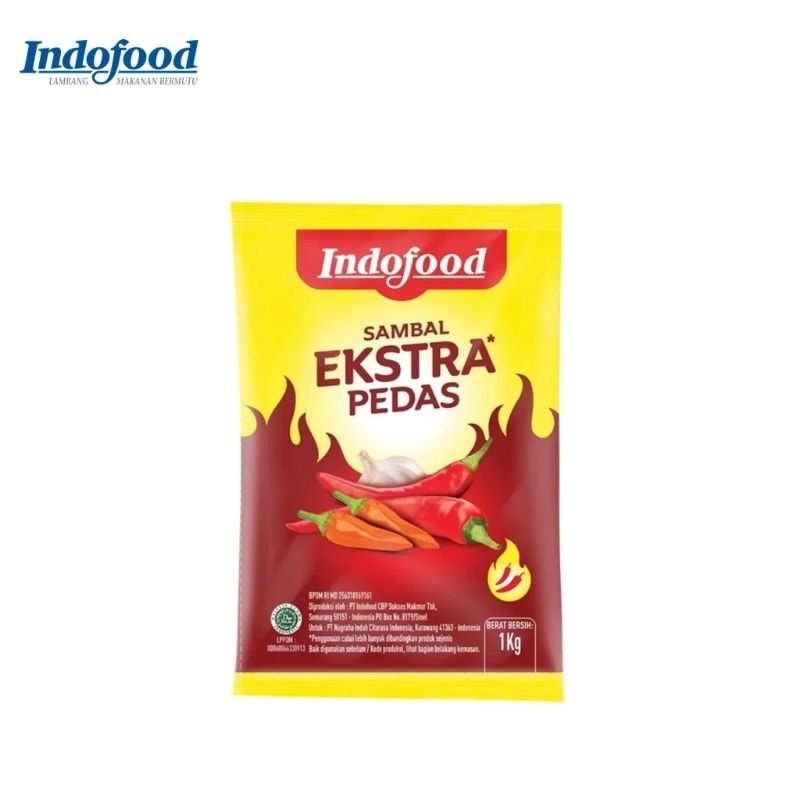 

saos indofood extra pedas 1kg