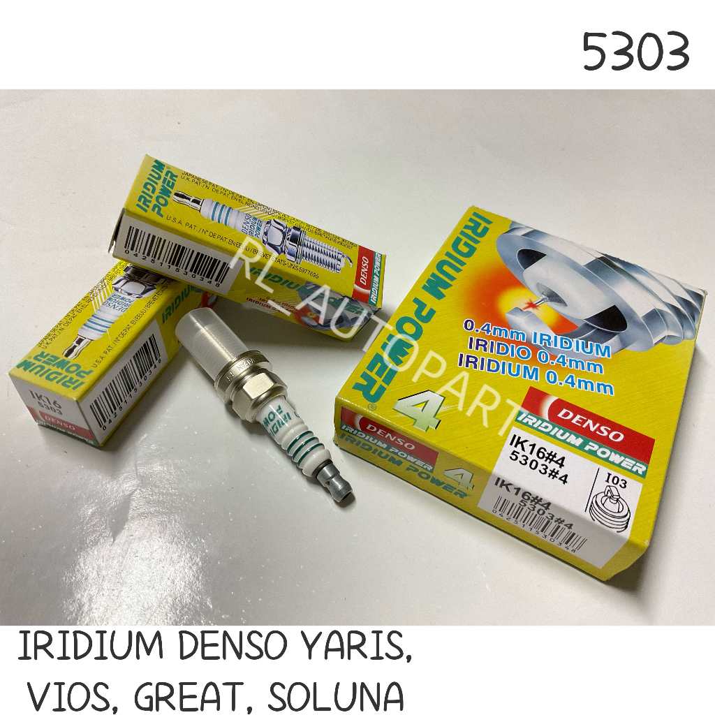 Busi Iridium Power Denso Ik16-busi mobil- YARIS, VIOS, GREAT, SOLUNA - 5303