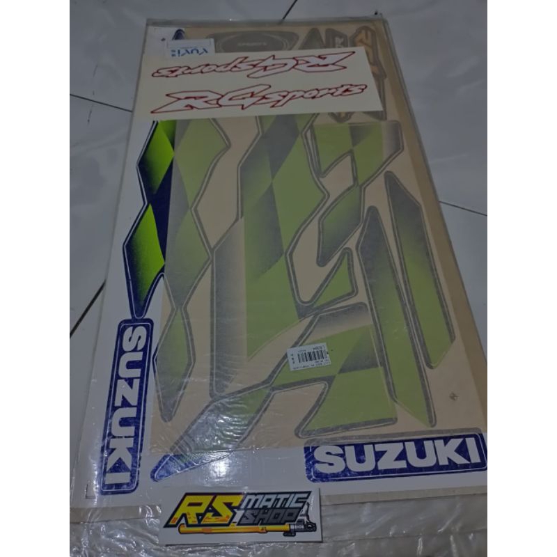 STRIPING STIKER LAMINASI SUZUKI RG SPORTS