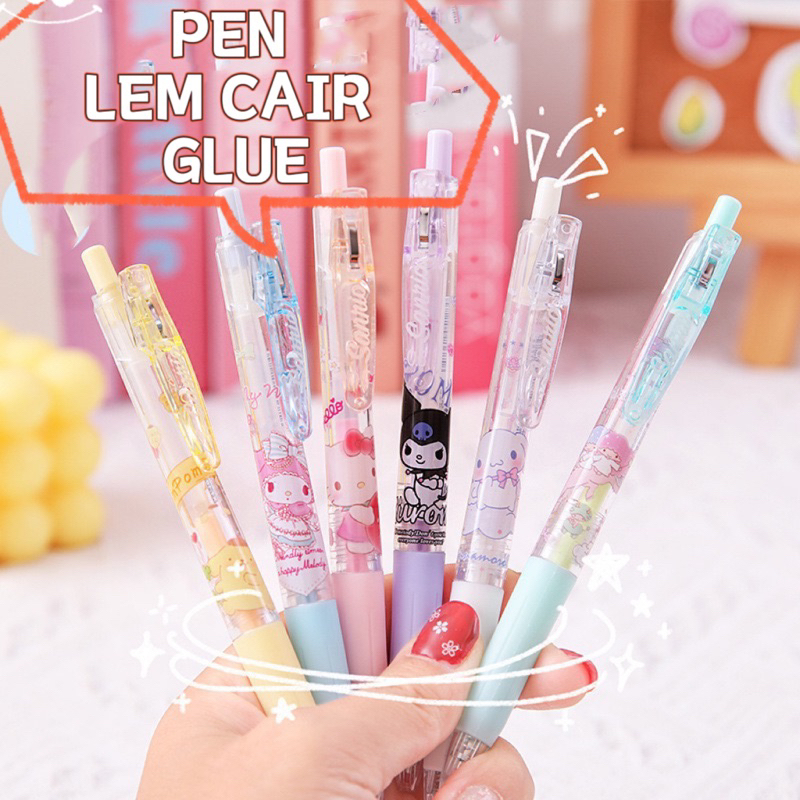 

DELUNASHOP PULPEN LEM PEN CAIR GLUE PEN LEM CAIR DOT KECIL DIY CRAFT