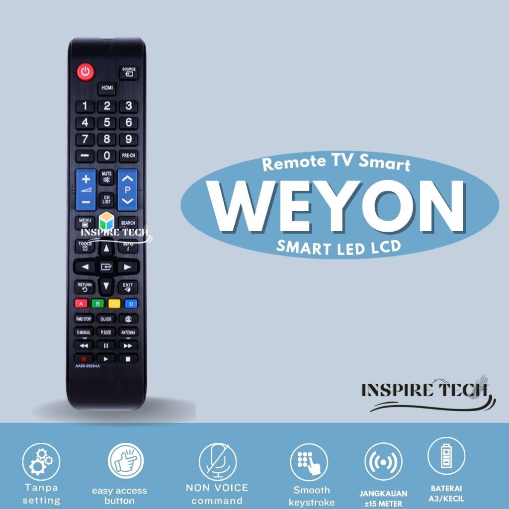 REMOT REMOTE TV WEYON SMART TV LCD-LED-TV