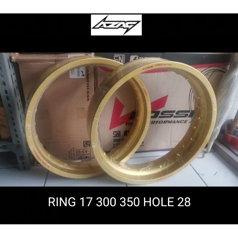 VELG TDR ROSSI PRO RING 17/300/350 HOLE 28 SUPERMOTO