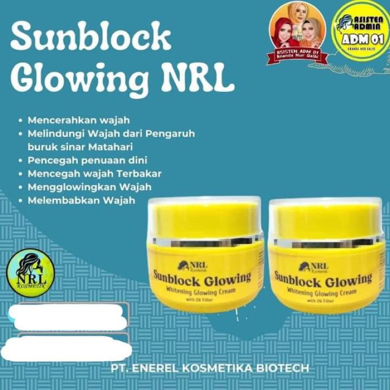 SUNBLOK NRL ORIGINAL ASLI BPOM SUNSCREEN WAJAH