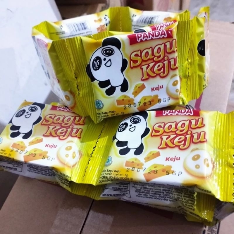 

SAGU KEJU PANDA RENCENG ISI 10 PCS / RASA KEJU / JAJANAN ANAK / SNACK / MURAH